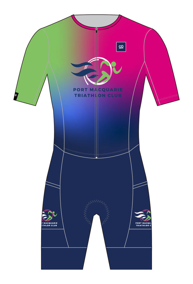 PMTC Men's Premium Aero Sleeved Flyfront TriSuit