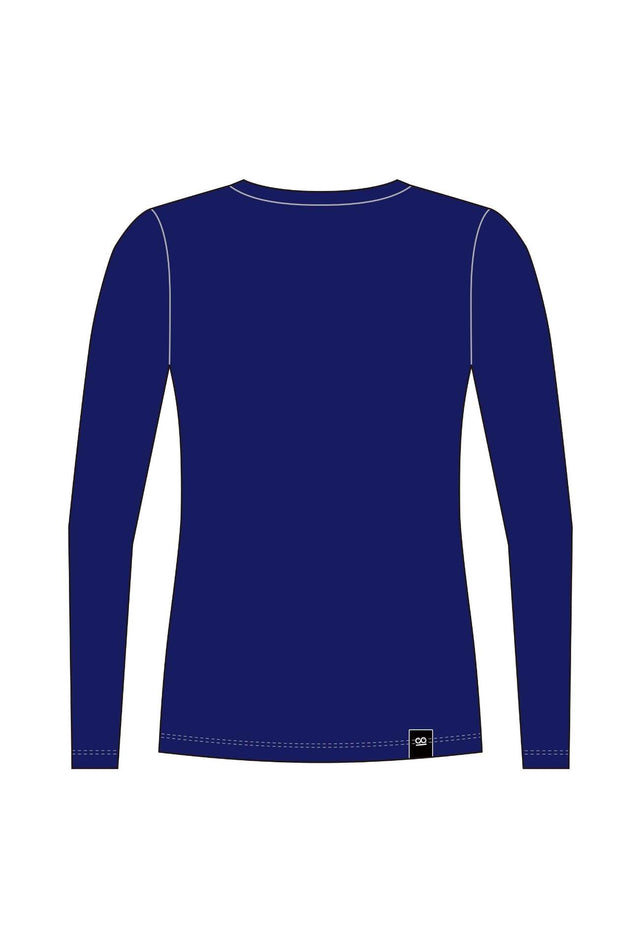 Women's Long Sleeved Run Shirt - Royal Navy