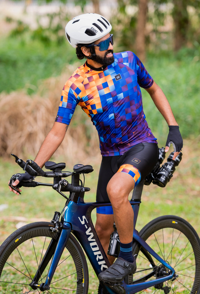 Be Bright Be Seen CENTURY Men's Cycle Bibshort - Black