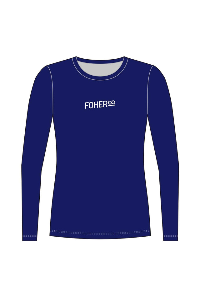 Women's Long Sleeved Run Shirt - Royal Navy