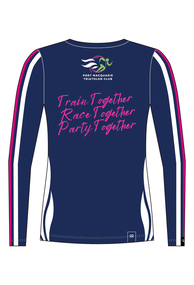 PMTC Women's 'Train Together' Club Run Shirt - Long Sleeve