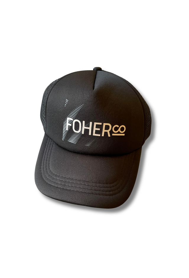FOHER Co Logo Trucker - Pink or Black