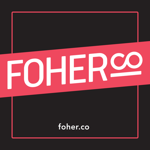 FOHER Co Square Sticker