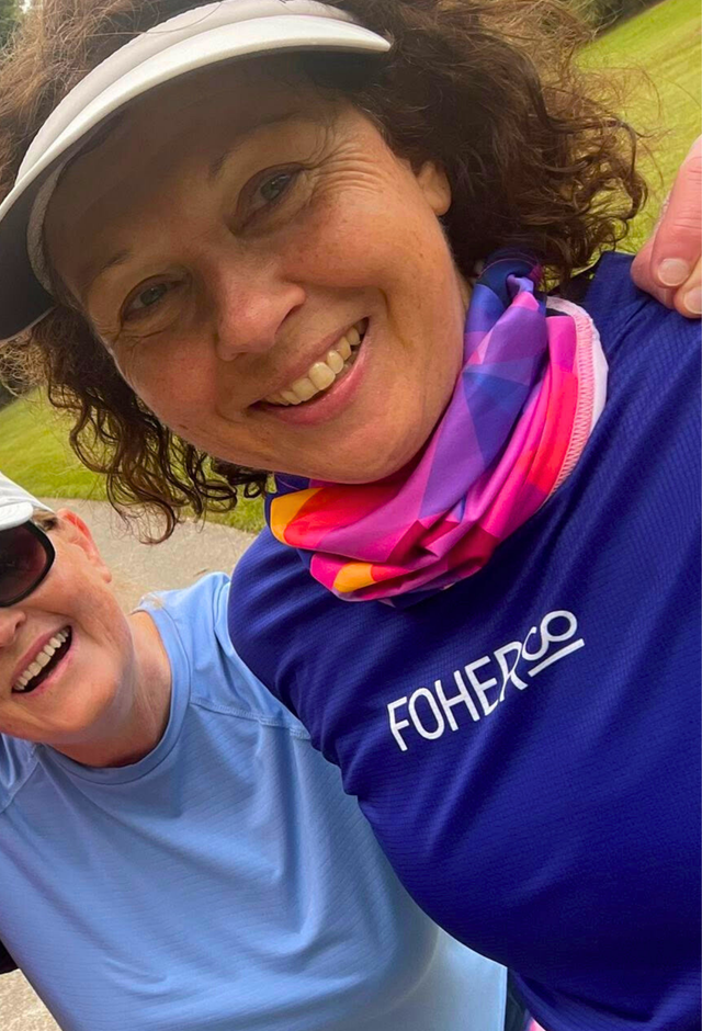 Women's Long Sleeved Run Shirt - Royal Navy