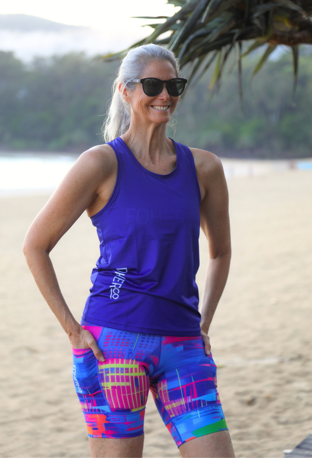 Women's Premium Run Singlet - Royal Navy