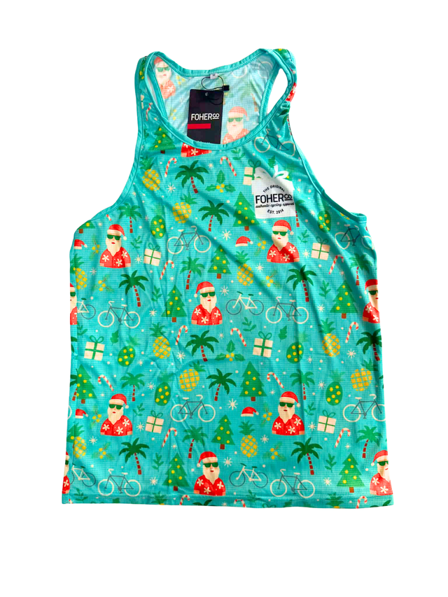 2025 'Tropical Santa' Men's Performance Run Singlet