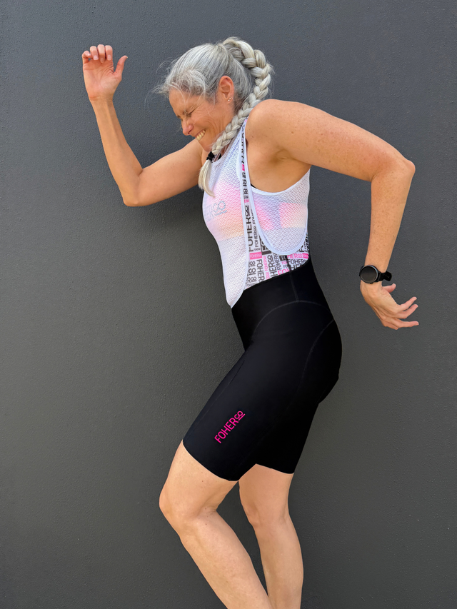 Women's QOM-Fort Cycle Bibshort - STAPLE Black