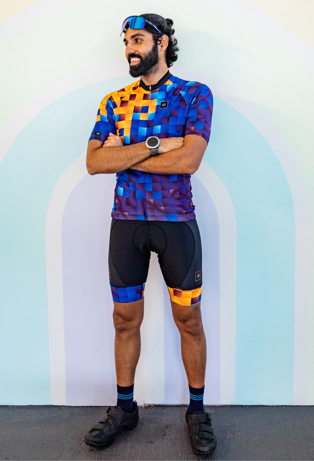 Be Bright Be Seen CENTURY Men's Cycle Bibshort - Black