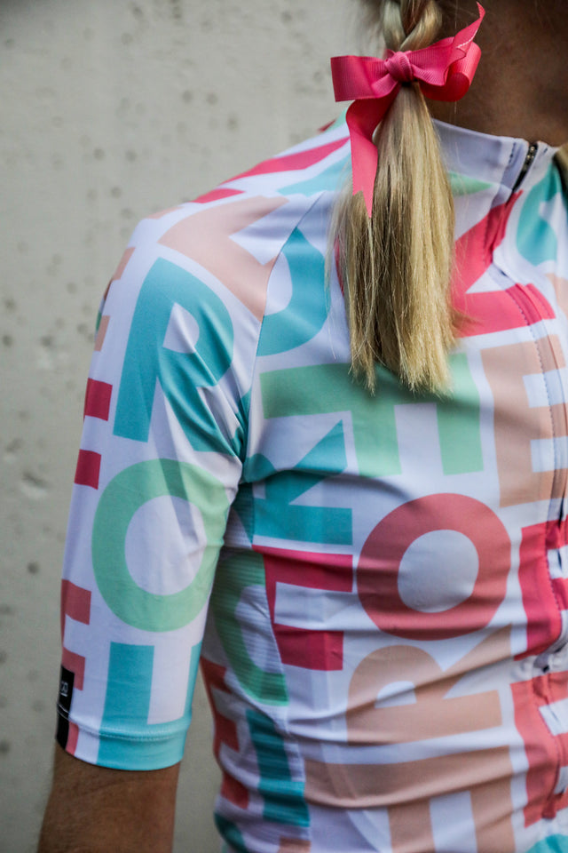 Women's LETTERS Cycle Jersey