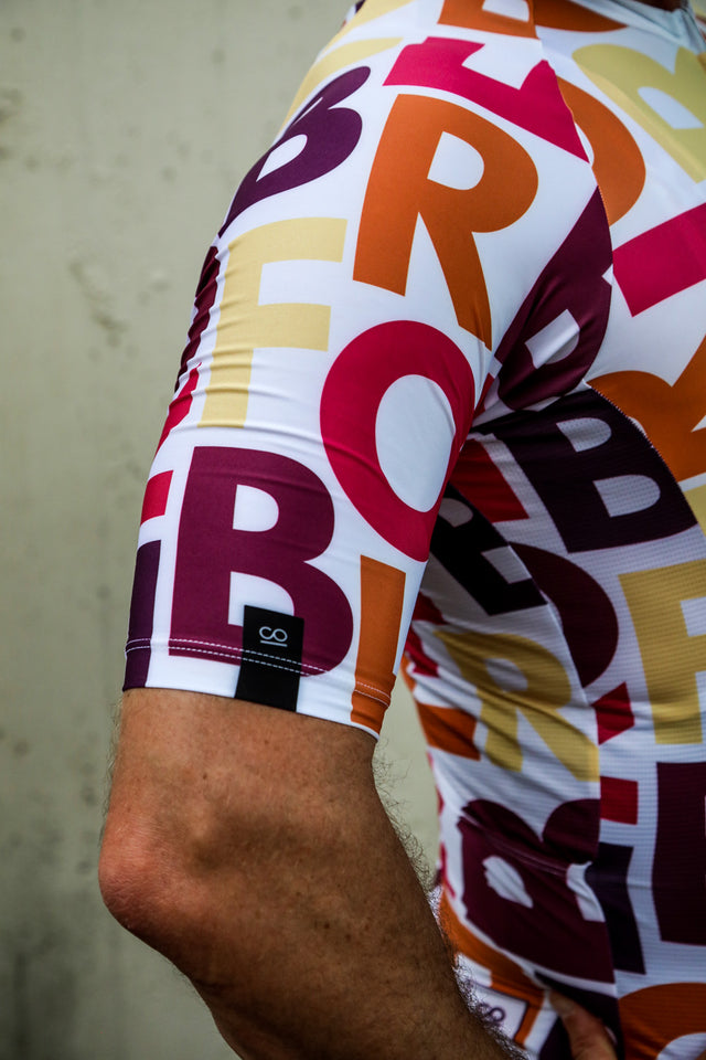 Men's LETTERS Cycle Jersey - FINAL SALE