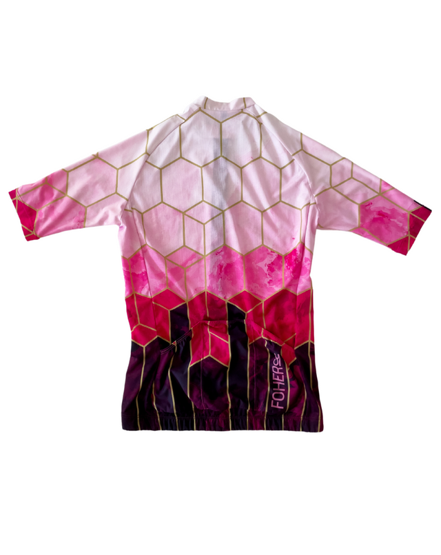 Women's PILLARS Magenta Cycle Jersey - M, L, 2XL LAST ONES