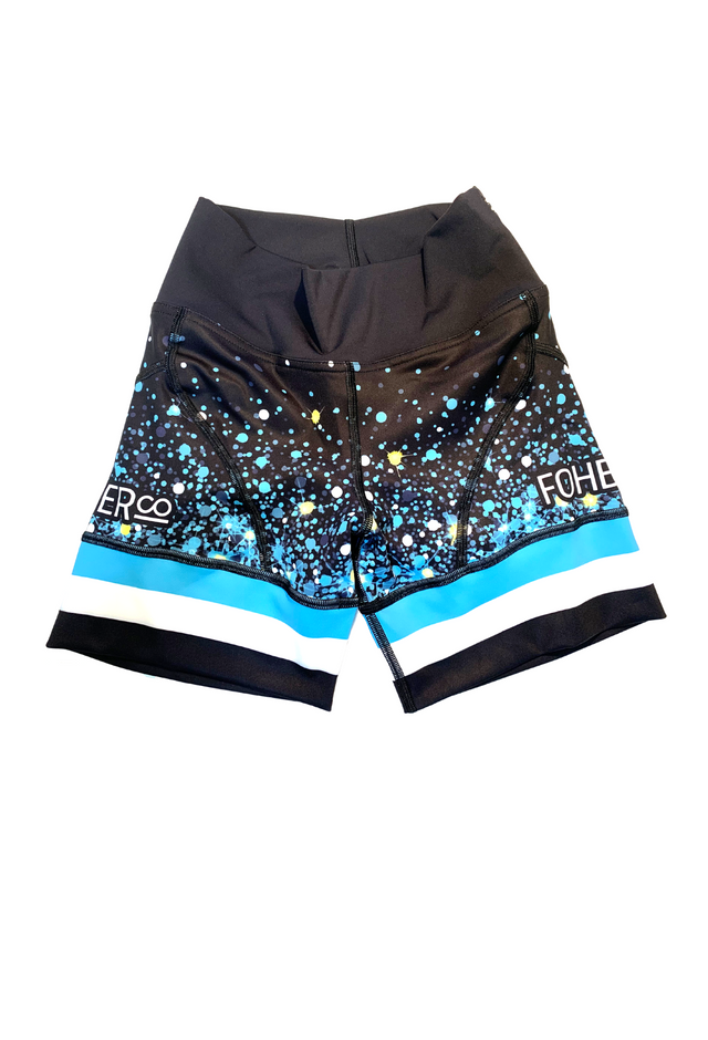 Women's Run Hipsters - Glitter&Sparkles Blue Can-Do - FINAL SALE