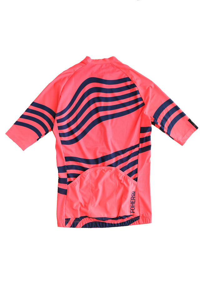 Women's Atlas Cycle Jersey Coral - FINAL SALE