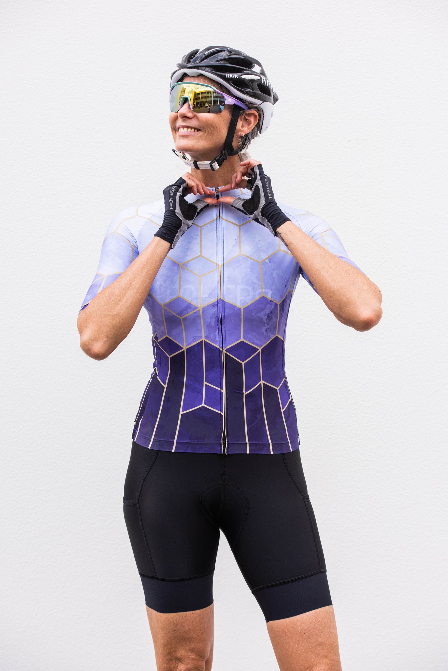 Women's PILLARS Amethyst Cycle Jersey - XS, L, XL LAST ONES