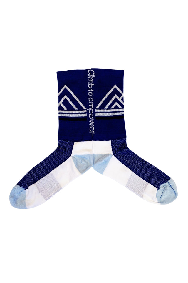 Climb to Empower Fundraiser Sock