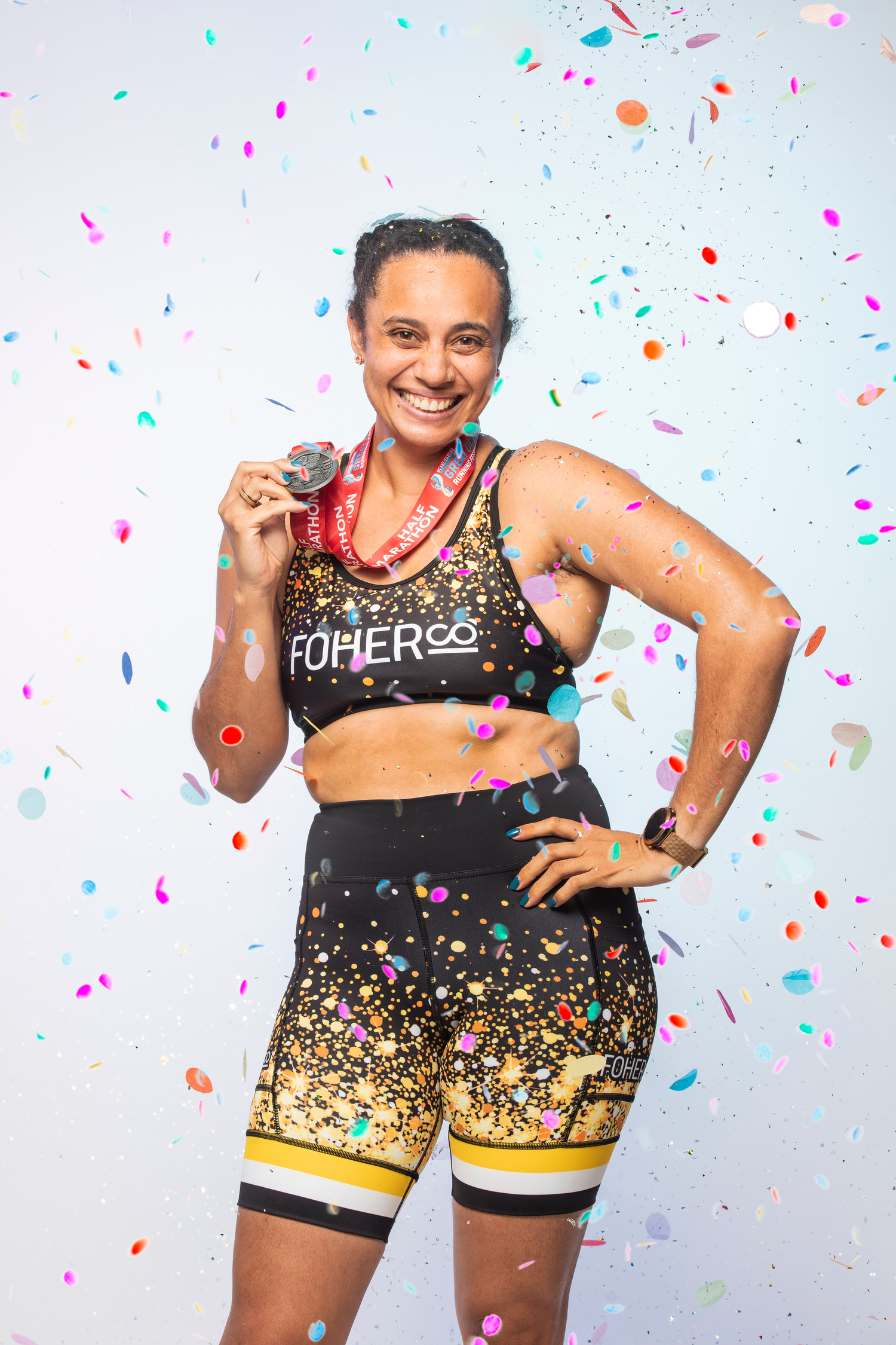 Women's The Game Changer Run Hipsters - Glitter&Sparkles Stay Gold