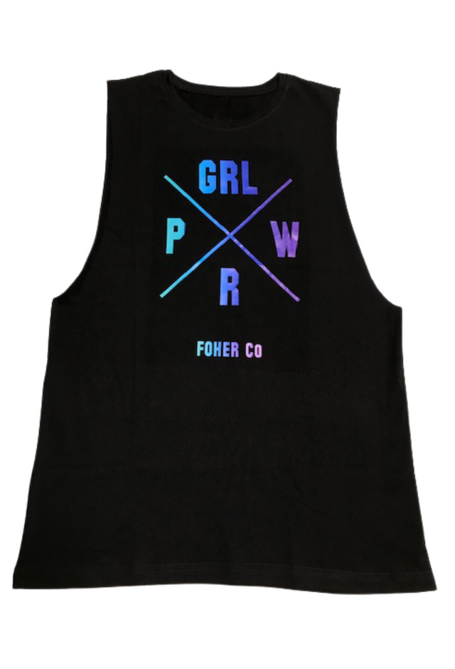 GRL PWR Tank - Black