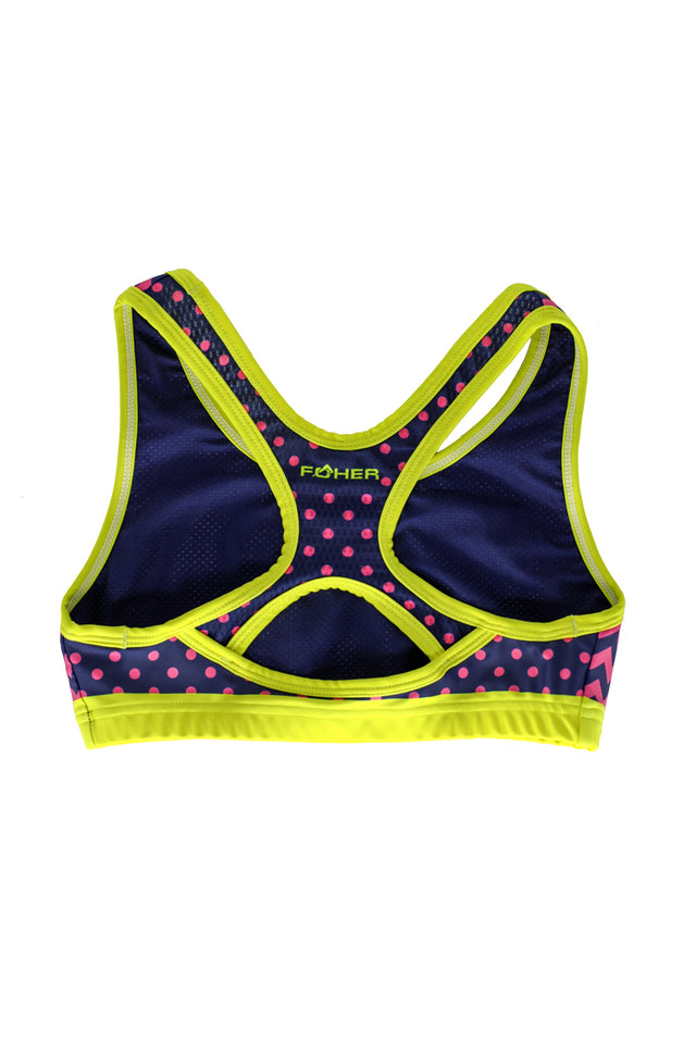 Women's Electro Chevron Support Crop