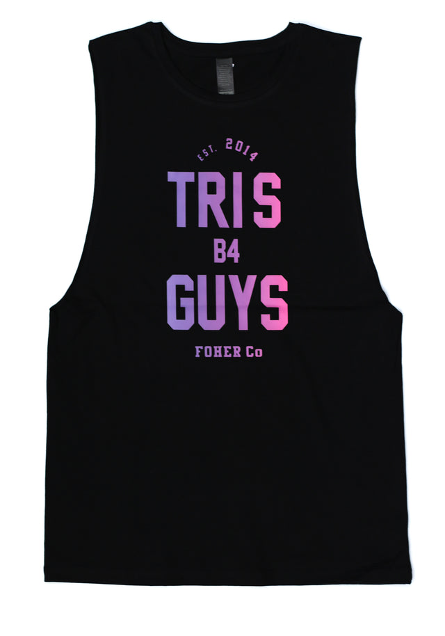 Tris B4 Guys Black Power Singlet