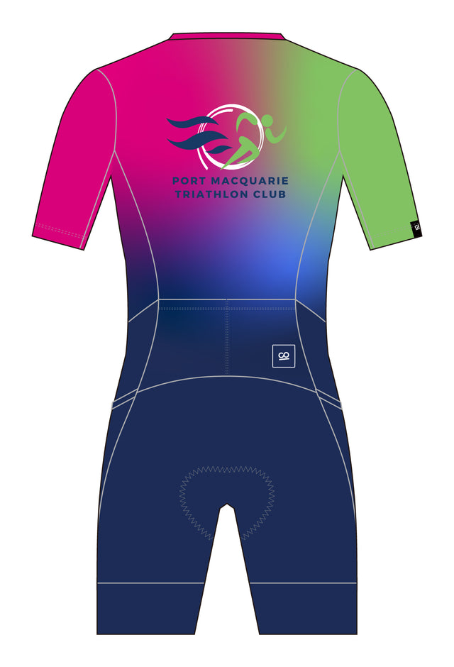 PMTC 2025 Men's Premium Aero Sleeved Flyfront TriSuit