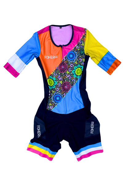 Women's Ngunnawal Aero Sleeved FlyFront TriSuit