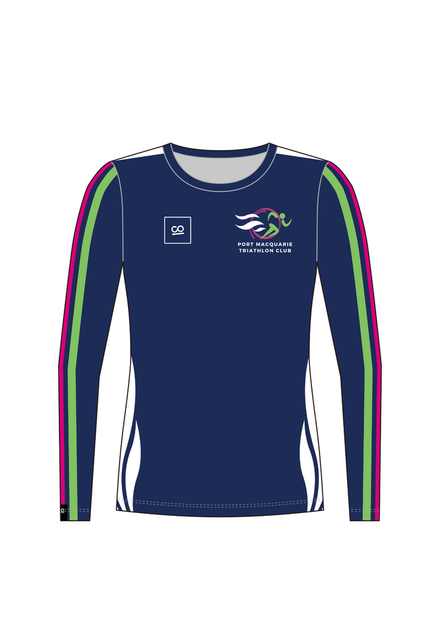 PMTC 2025 Women's 'Train Together' Club Run Shirt - Long Sleeve