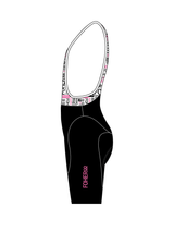 Women's QOM-Fort Cycle Bibshort - STAPLE Black