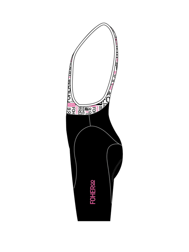 Women's QOM-Fort Cycle Bibshort - STAPLE Black