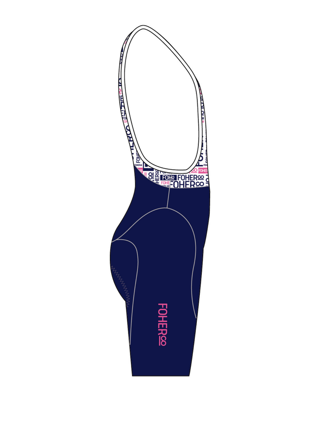 Women's QOM-Fort Cycle Bibshort - Navy