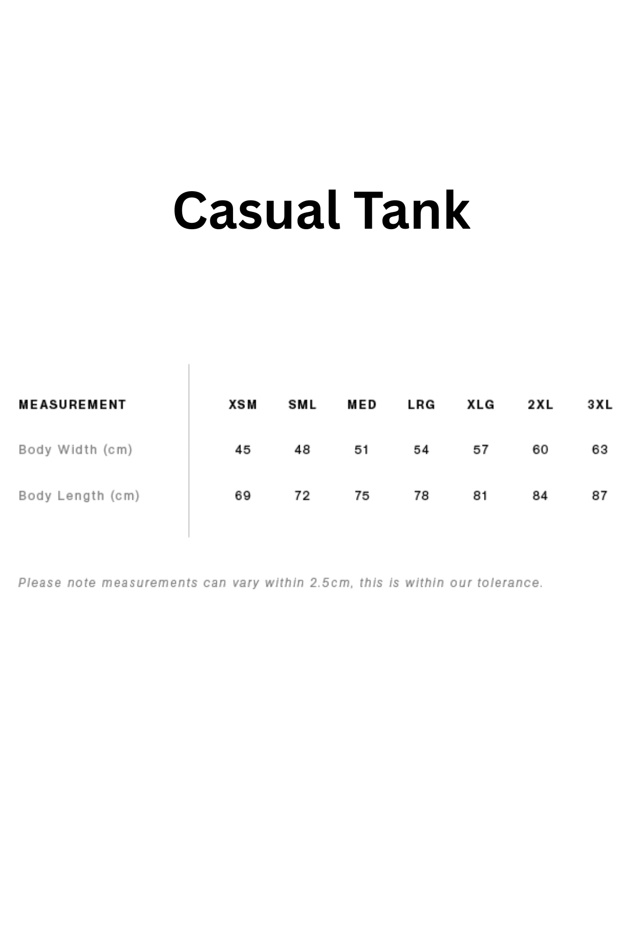 Ambassador 2026 Casual Tank - EVOLVE - Final Sale 1 x S
