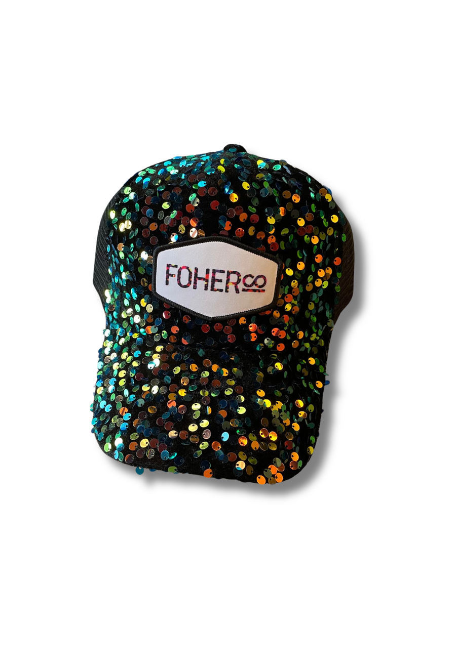 Glitter & Sparkles Trucker - Pink or Black