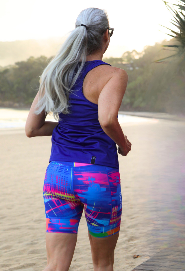 Women's Premium Run Singlet - Royal Navy