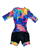 Women's MATRIX Aero Sleeved Flyfront TriSuit - Black