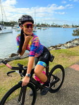 Women's MATRIX Aero Sleeved Flyfront TriSuit - Black