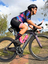 Women's MATRIX Aero Sleeved Flyfront TriSuit - Black