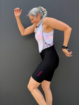 Women's QOM-Fort Cycle Bibshort - STAPLE Black