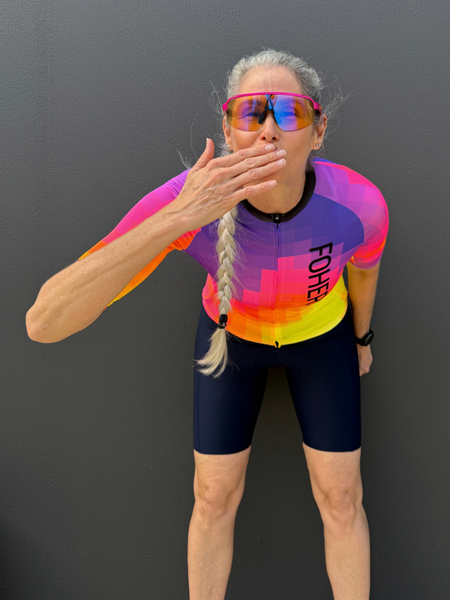 Women's QOM-Fort Cycle Bibshort - Navy