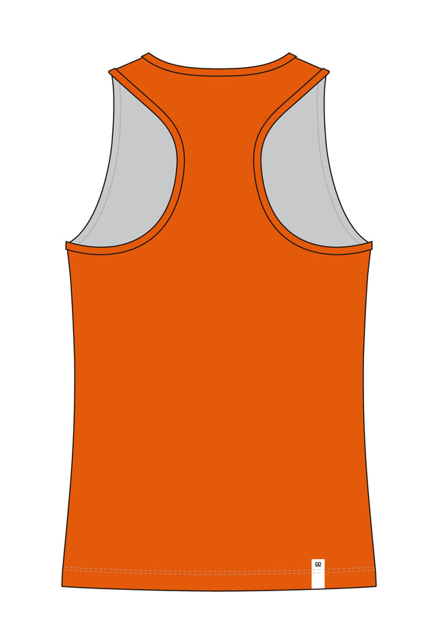 Women's Performance Run Singlet - Clementine