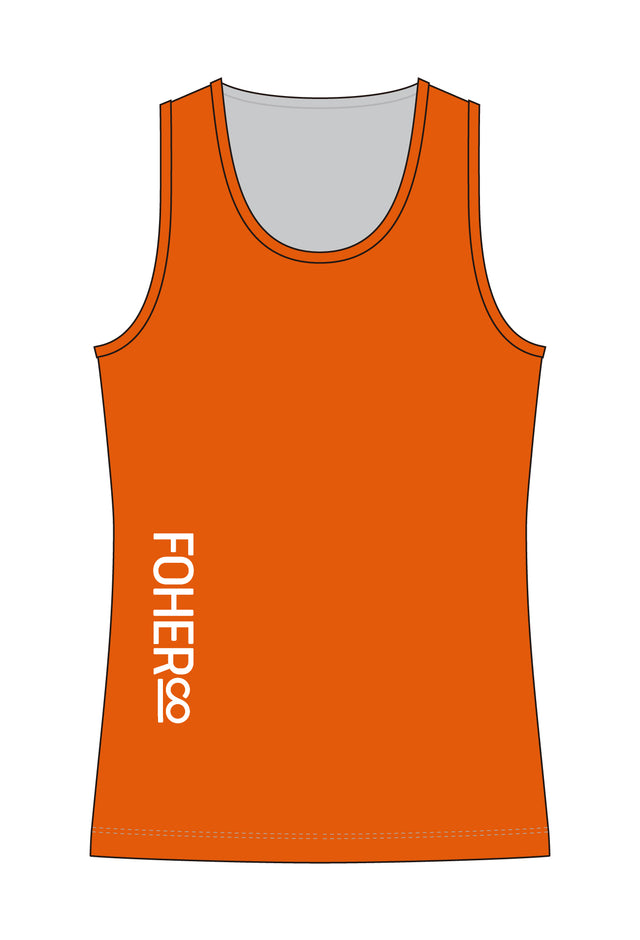 Women's Performance Run Singlet - Clementine