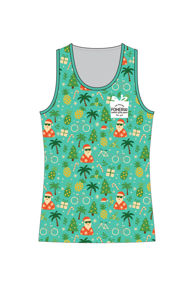 2025 'Tropical Santa' Women's Performance Run Singlet