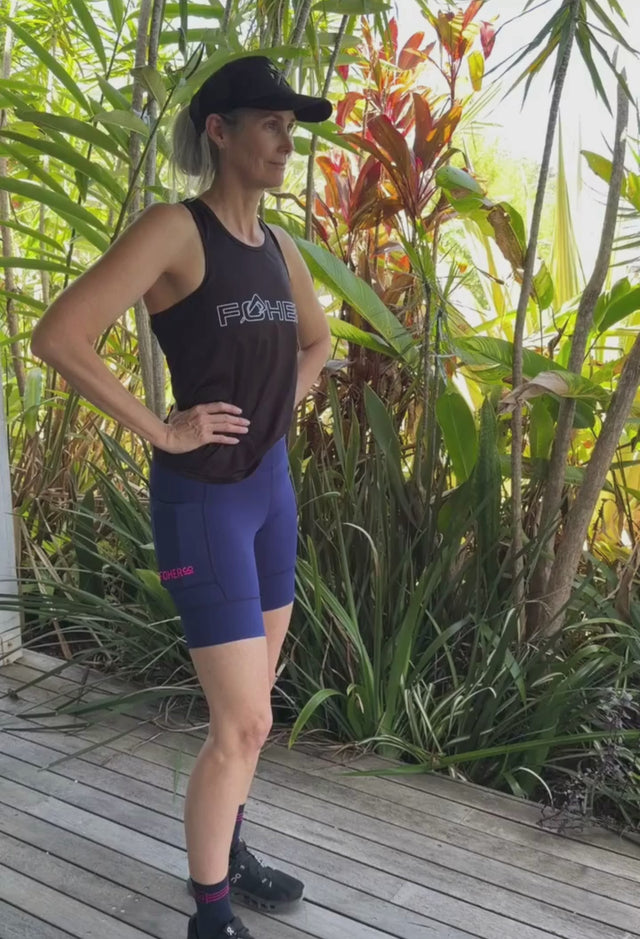 Women's The Game Changer Run Hipsters - ROYAL NAVY