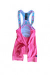 Women's LETTERS Cycle Bibshort - PINK GOES FASTER