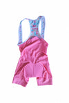 Women's LETTERS Cycle Bibshort - PINK GOES FASTER
