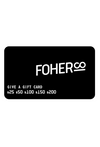 FOHER Co Gift Card