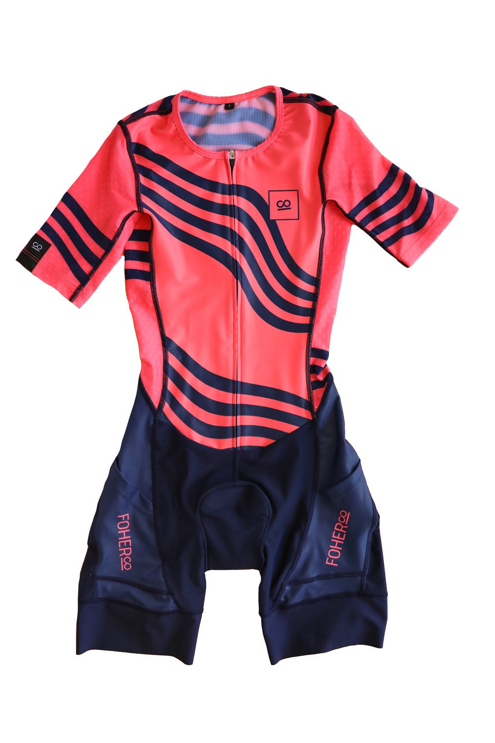 Women's Atlas Aero Sleeved Tri Suit Coral ARC