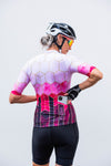 Women's PILLARS Magenta Cycle Jersey