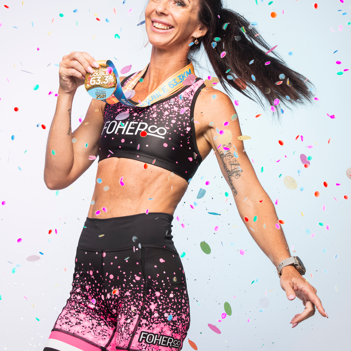 Women's The Game Changer Run Hipsters - Glitter&Sparkles Pink Power ...