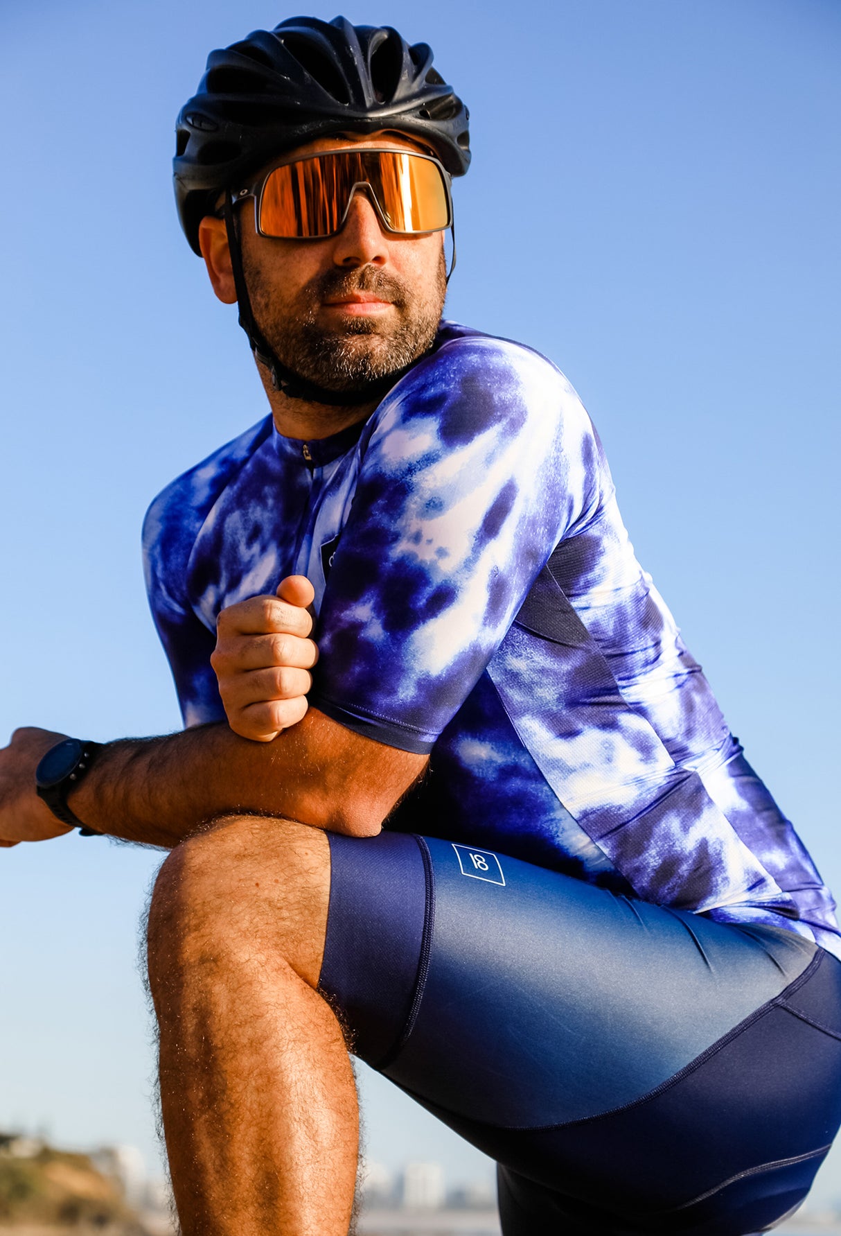 Men's PARAGON Navy Cycle Bibshort - LAST ONE - XL