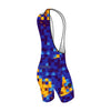 LAST ONE - Be Bright Be Seen CENTURY Men's Cycle Bibshort - Full Print - L