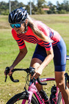 Women's Atlas Cycle Jersey Coral